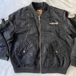 Vintage Harley Davidson Bomber Jacket -XL